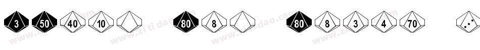 DPoly Six Sider 3字体转换